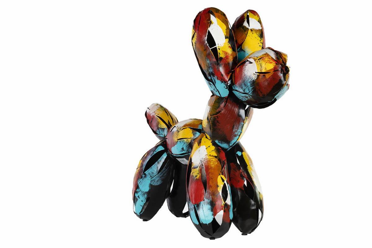 METALLSKULPTUR Bunt 58/58 cm - Multicolor, Metall (4/58/22cm) - KUNSTLOFT