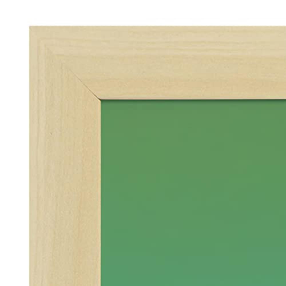 POSTER Set mit 4 Teilt Abstrakt Moderne Galaxien A4 Rahmen aus hellem Holz - Beige, Papier (29.7/3cm) - Nacnic