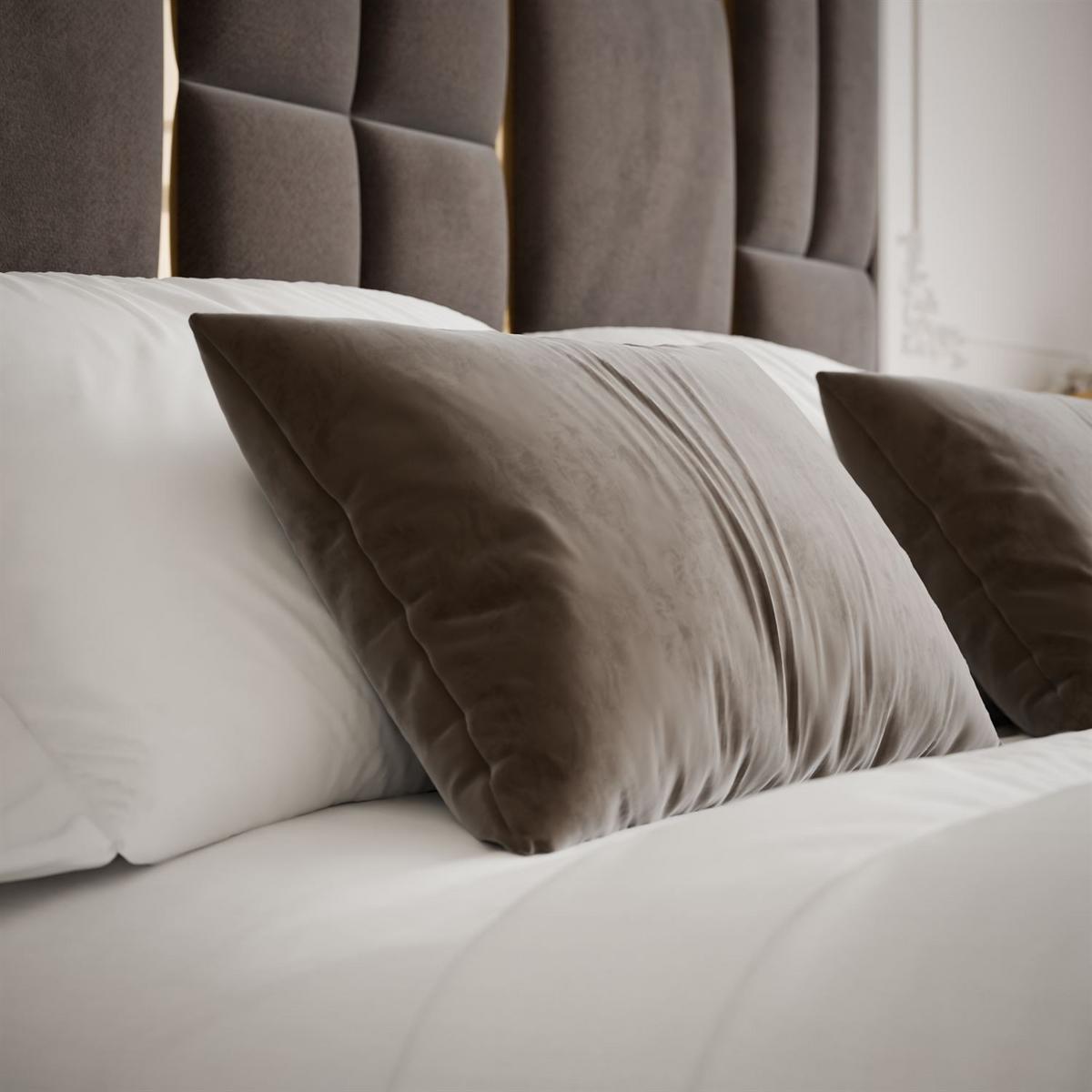POLSTERBETT BRIGITTE GOLD mit Bettkasten 140x200 cm Element 25 - Braun, Textil (140/200cm) - Lookway