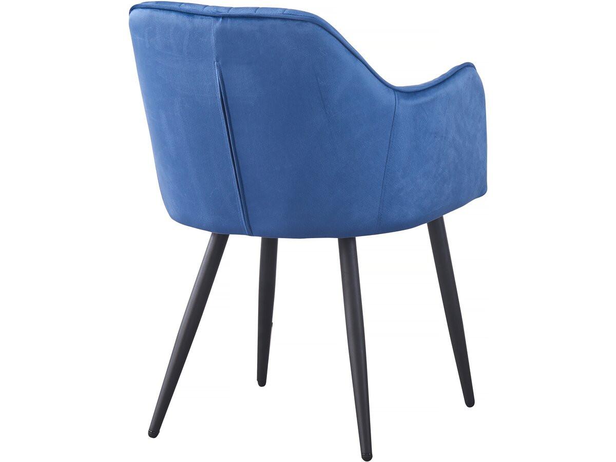 STUHL 2er Set velma Blau - Blau, Textil (57/80/56cm) - Habitat Garten