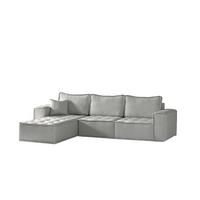 ECKSOFA Sande In Alpine - Hellgrau, Holzwerkstoff/Textil (292/192cm) - Fun Möbel