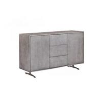 SIDEBOARD GALA Grau Holz - Grau, Holz/Metall (140/85/40cm) - KAWOLA