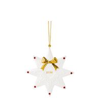 ORNAMENT STERN 2026 Christmas Classics weiß-gold 0,9 x 11,3 x 11,3 cm - Goldfarben/Weiß, Keramik (11.3/11.3/1cm) - Villeroy & Boch