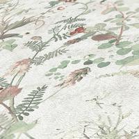 VLIESTAPETE Weiß 53/1005 cm - Grün, Textil (53/1cm) - KUNSTLOFT