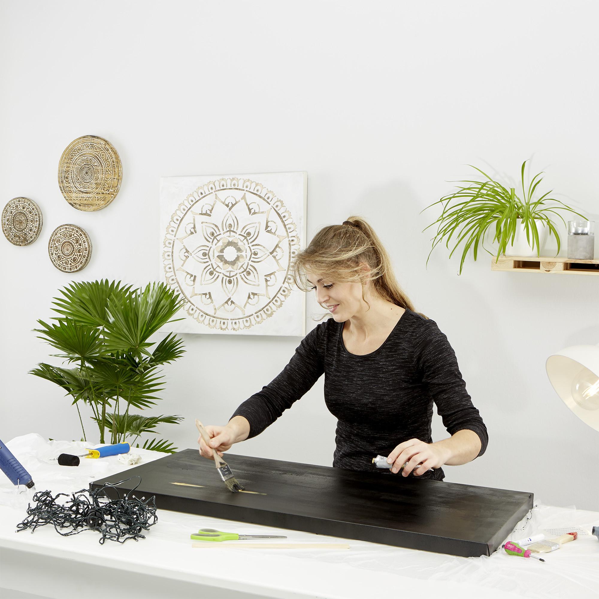 DIY csillagkép házilag készítés folyamata