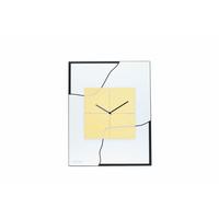 WANDUHR Design Weiß 40/51 cm - Weiß, Kunststoff (40/50.5/1cm) - ONZENO