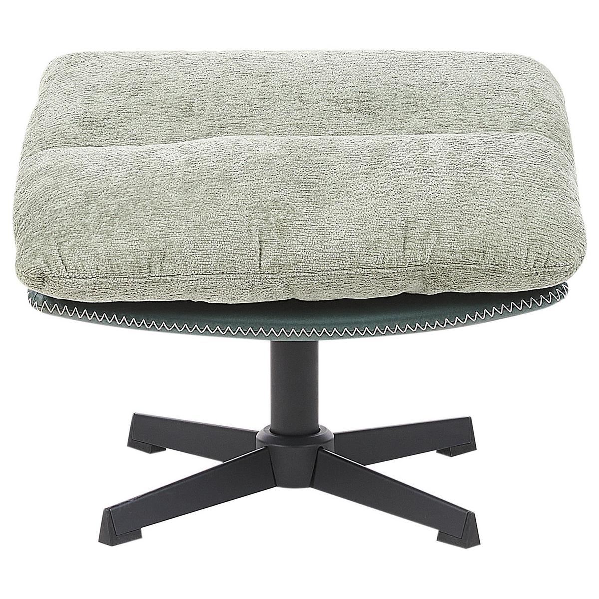 SESSEL Hellgrün Tovik - Schwarz/Grün, Textil (82/89/55cm) - Beliani