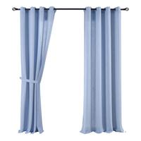 VORHANG 2ER SET »Essen« HxB 245x145 cm Blau - Blau, Textil (145/245cm) - Gardinenbox