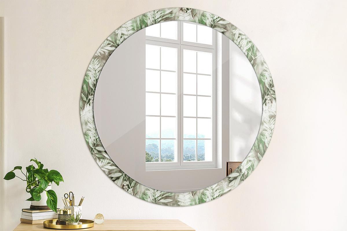 SPIEGEL Rund Ø 100 cm mit Aufdruck - Multicolor, Glas (100/100/0.4cm) - Wallfluent