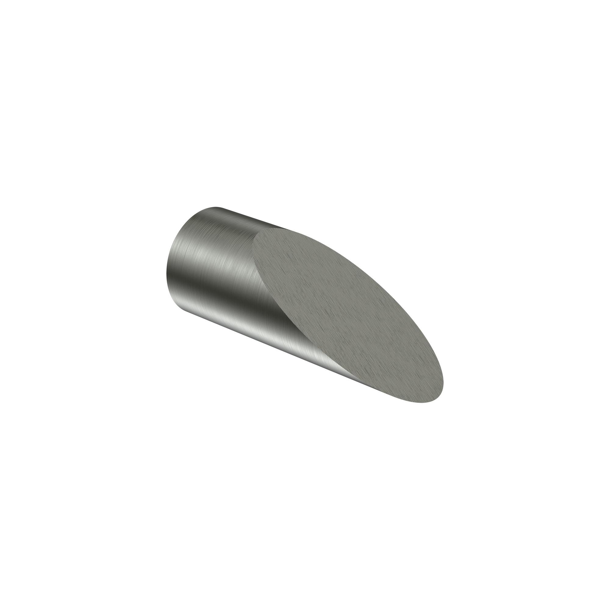 ENDSTÜCKE FÜR GARDINENSTANGEN 16 mm Ø, Santoni Edelstahl, Packung 2 Stück - Edelstahlfarben, Metall (6/2/2cm) - INTERDECO