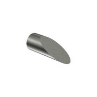 ENDSTÜCKE FÜR GARDINENSTANGEN 16 mm Ø, Santoni Edelstahl, Packung 2 Stück - Edelstahlfarben, Metall (6/2/2cm) - INTERDECO