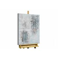 ACRYLBILD HANDGEMALT 60/90 cm - Grau, Holz/Textil (60/90cm) - KUNSTLOFT