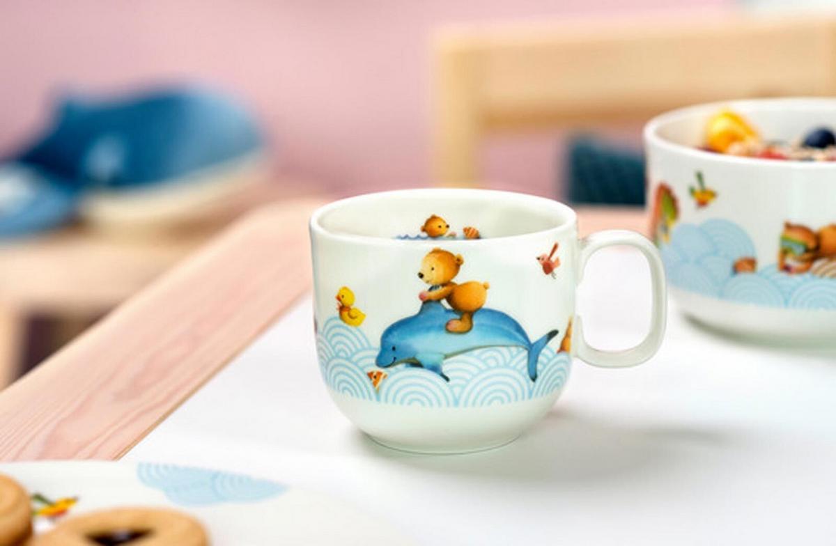 KINDERGESCHIRR Happy as a Bear bunt 3-tlg. - Multicolor, Keramik (2/2/2cm) - Villeroy & Boch