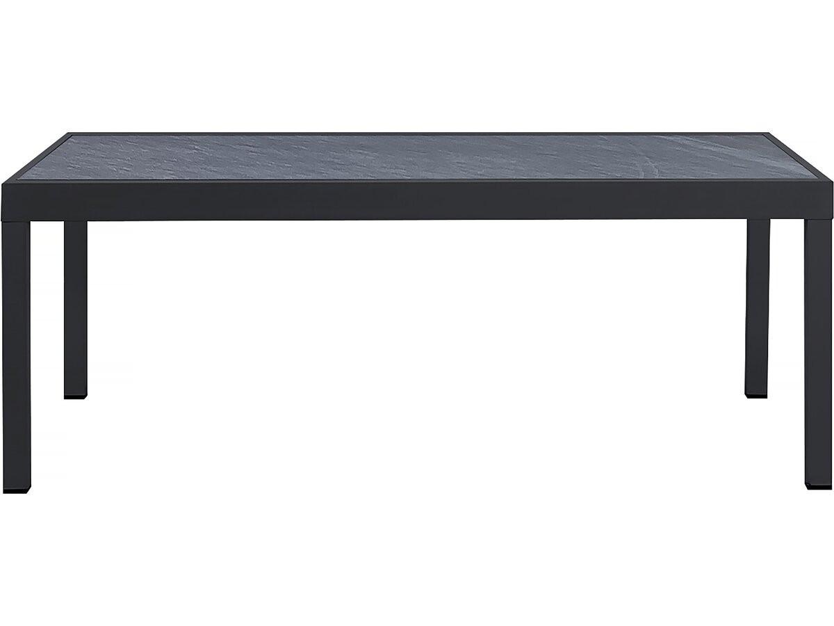 GARTENTISCH lagos Schwarz - Schwarz, Metall (320/105/76cm) - Habitat Garten
