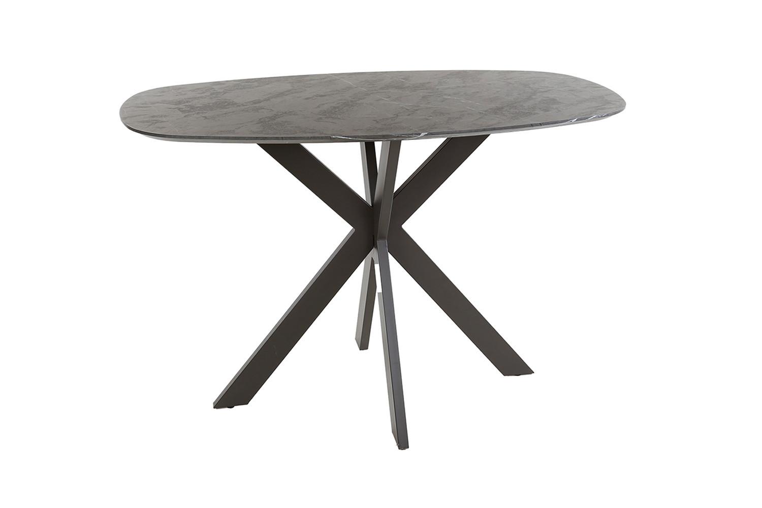 BARTISCH SESTA Schwarz Holz - Schwarz, Holz/Metall (80/140/93cm) - KAWOLA