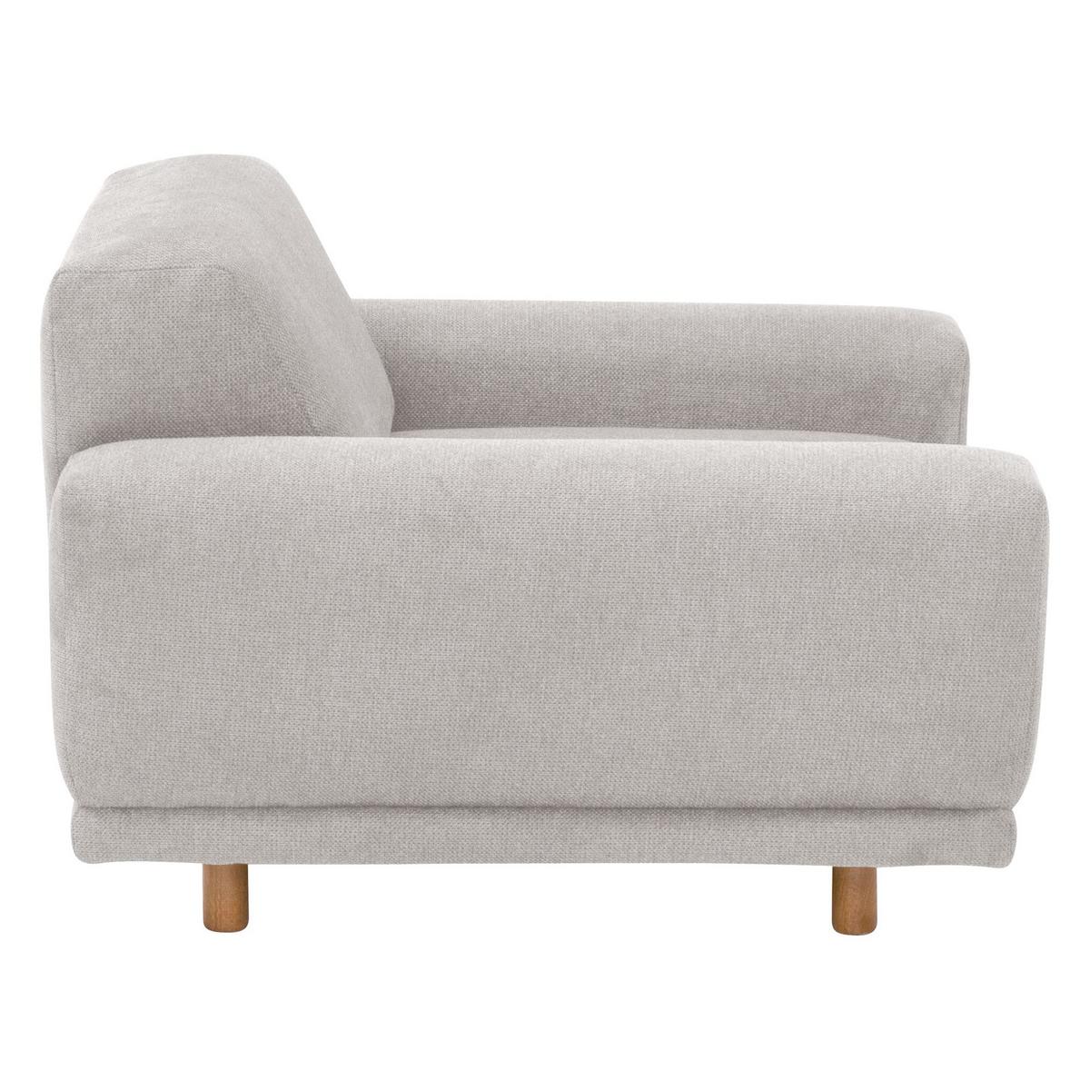 SESSEL Kattryna Flachgewebe silber - Silberfarben, Kunststoff (92/70/102cm) - 58aufmkessel