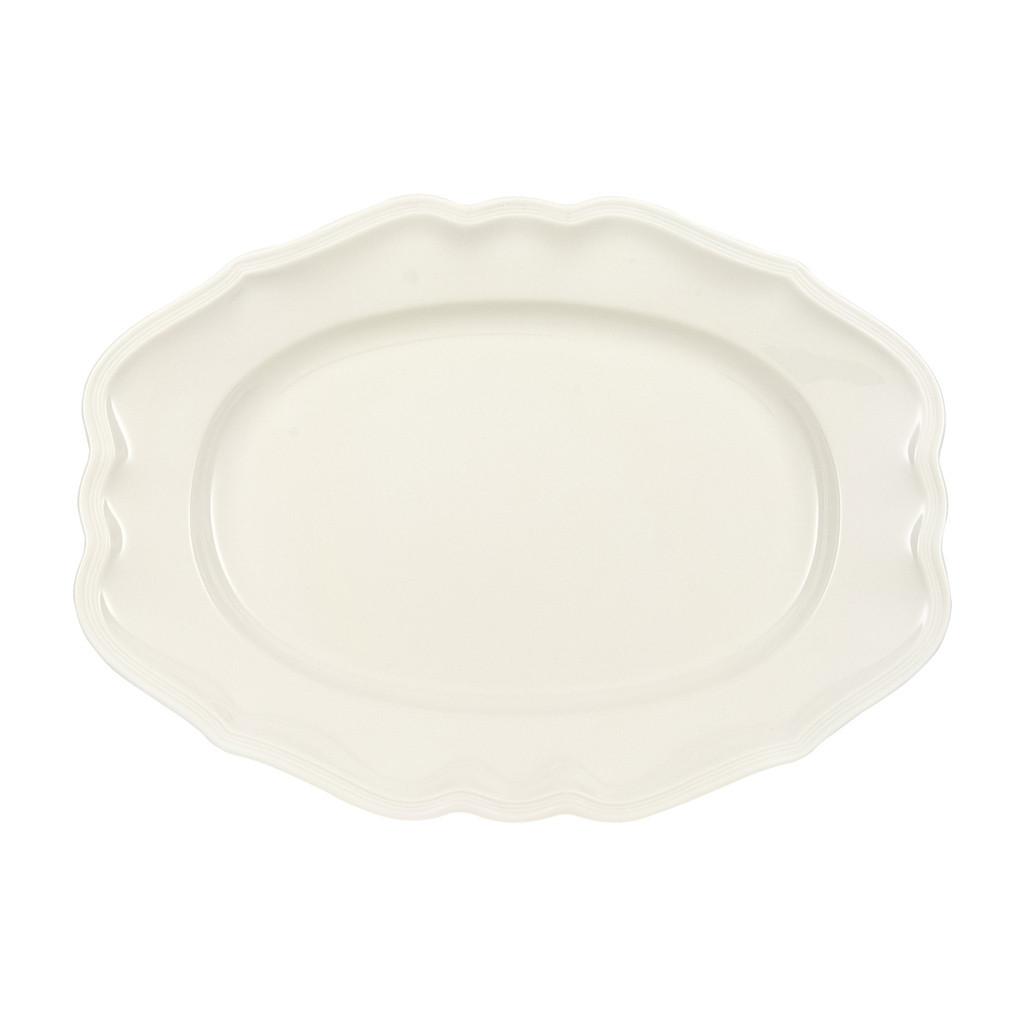 SERVIERPLATTE Manoir weiß 37 x 26 cm - Weiß, Keramik (26.4/4/36.7cm) - Villeroy & Boch