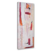 WANDBILD künstlerische abstraktion - Beige, Textil (30/90cm) - Feeby