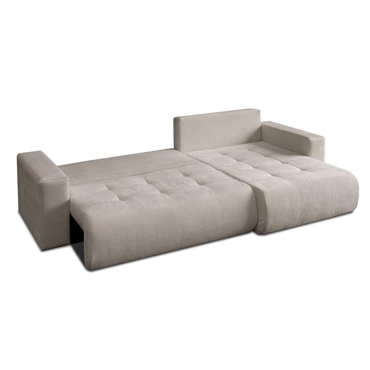 ECKSOFA CLOUD II XL mit Schlaffunktion Vibe 08 - Beige, Textil (280/152cm) - Lookway