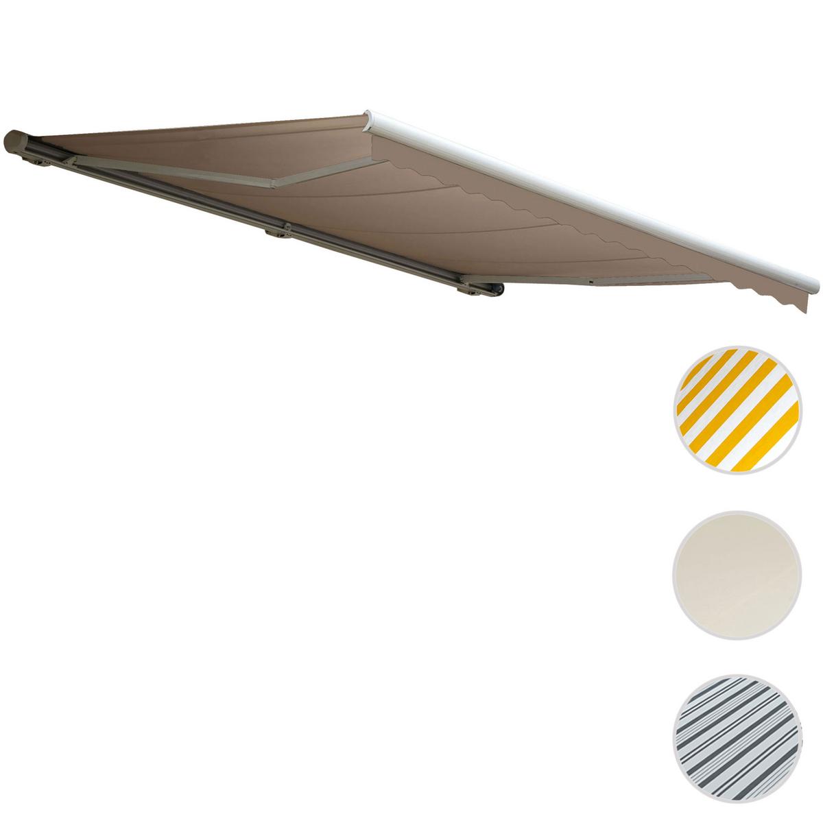 KASSETTEN-MARKISE MIT VOLANT Beige - Beige, Textil (400/23/300cm) - MCW