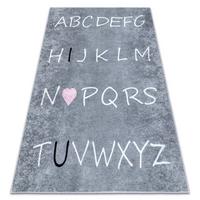 TEPPICH Junior 140/190 cm - Grau, Textil (140/190cm) - rugsX