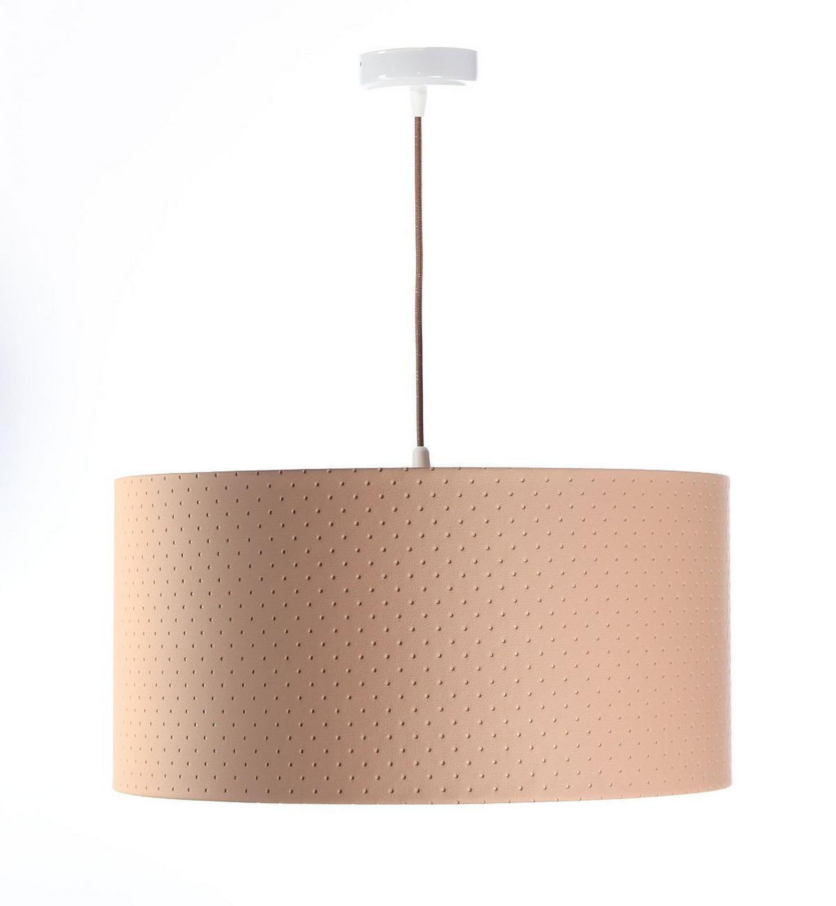HÄNGELEUCHTE Kupfer 50/25 cm - Beige/Kupferfarben, Kunststoff (50/0.8/25cm) - ONZENO