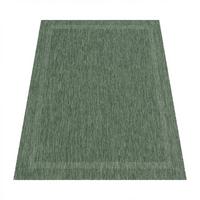 OUTDOORTEPPICH, mit Bordüre, aus Polypropylen, Grün, 120 x 160 cm - Grün, Textil (120/160cm) - KADIMA DESIGN