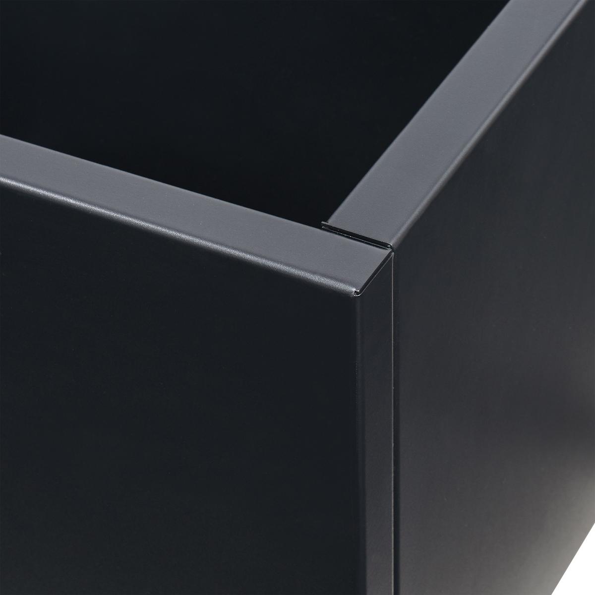TRENNWAND Surnskoki - Schwarz, Metall (82/190cm) - casa.pro