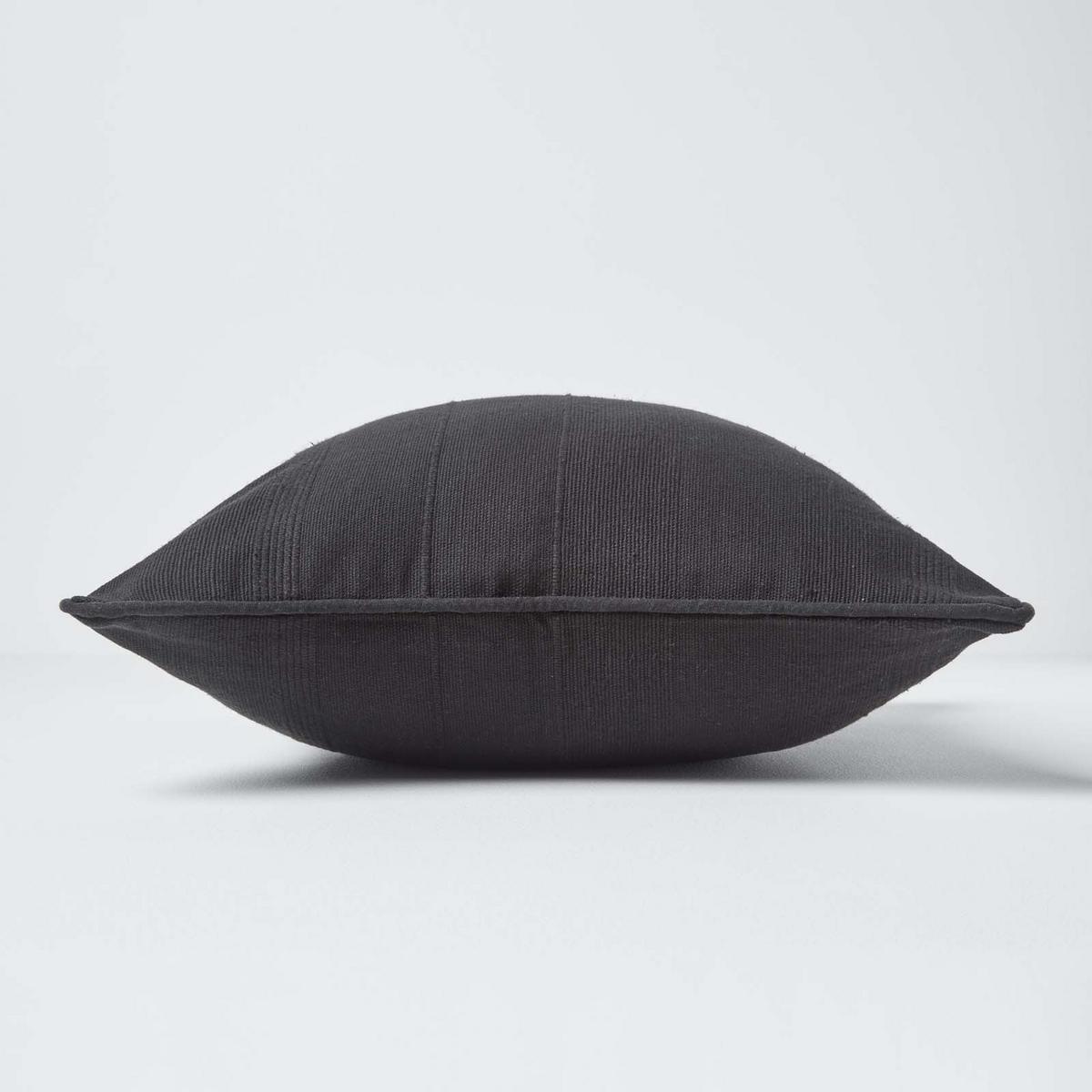 KISSENHÜLLE Rajput 45/45 cm, 100% Baumwolle - Schwarz, Textil (45/45cm) - Homescapes