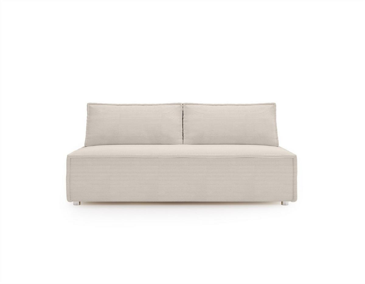 SCHLAFSOFA Amanda In Poso - Weiß, Holzwerkstoff/Textil (200/89/100cm) - Fun Möbel