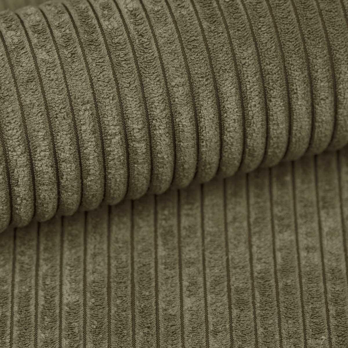 ECKSOFA L Form Talaton Olivgrün 246/149/87 cm – mit Schlaffunktion und Bettkasten - Schwarz/Grün, Kunststoff/Textil (246/149cm) - AX Living