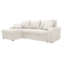 ECKSOFA Kris Lux - Champagner/Schwarz, Holz/Kunststoff (238/147cm) - MIRJAN24