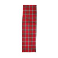 TISCHLÄUFER Edward rot kariert 44/178 cm, 100% Baumwolle - Rot, Textil (44/178cm) - Homescapes