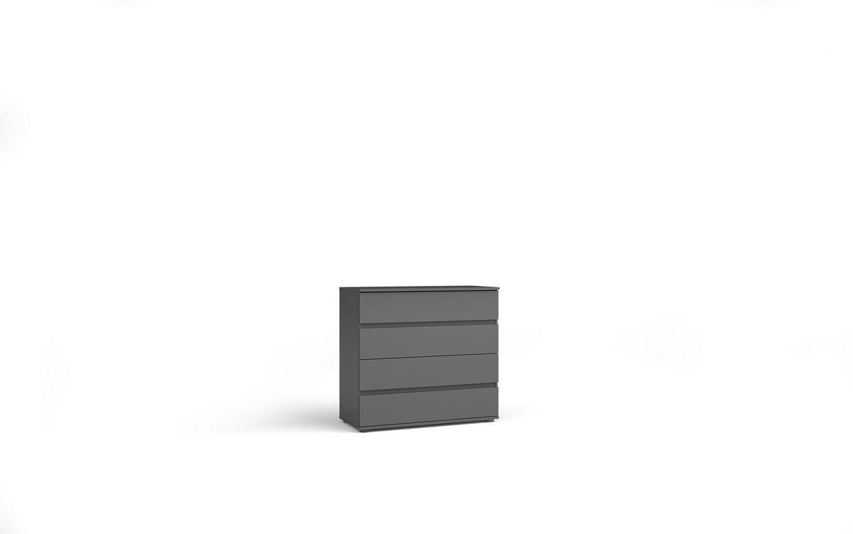KOMMODE Graphit 91/84/42 - Graphitfarben, Holzwerkstoff (91/84/42cm) - RAUMHIRSCH FURNITURE