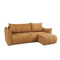 ECKSOFA Ontario Xs Mit Schlaffunktion - Gelb, Holzwerkstoff/Textil (226/154cm) - Fun Möbel