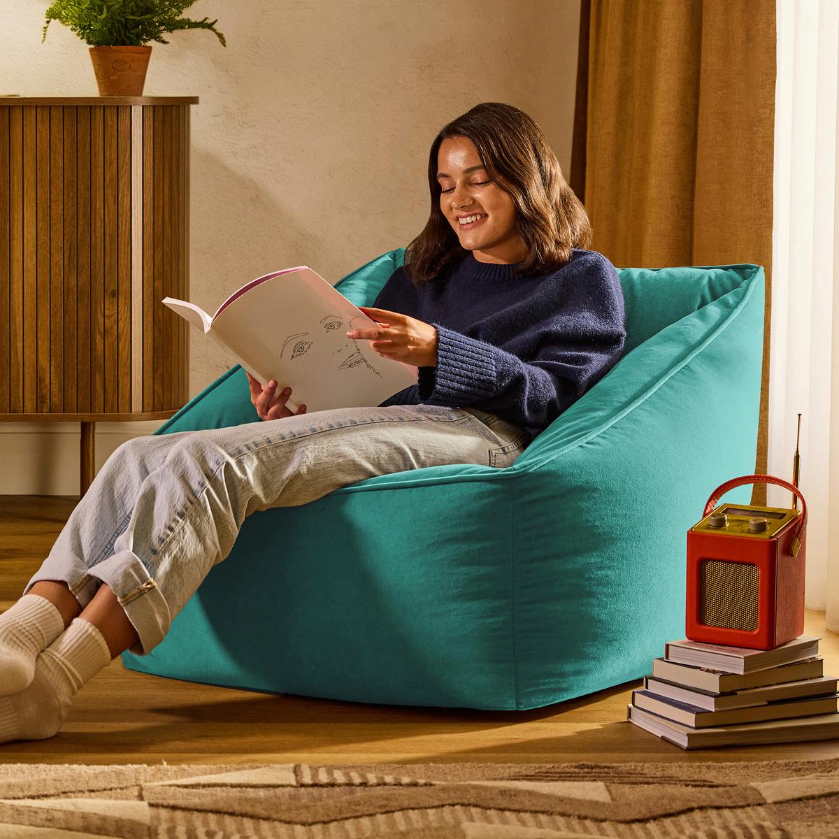 SITZSACK Sessel Natalia - Grün, Textil (70/65/70cm) - icon