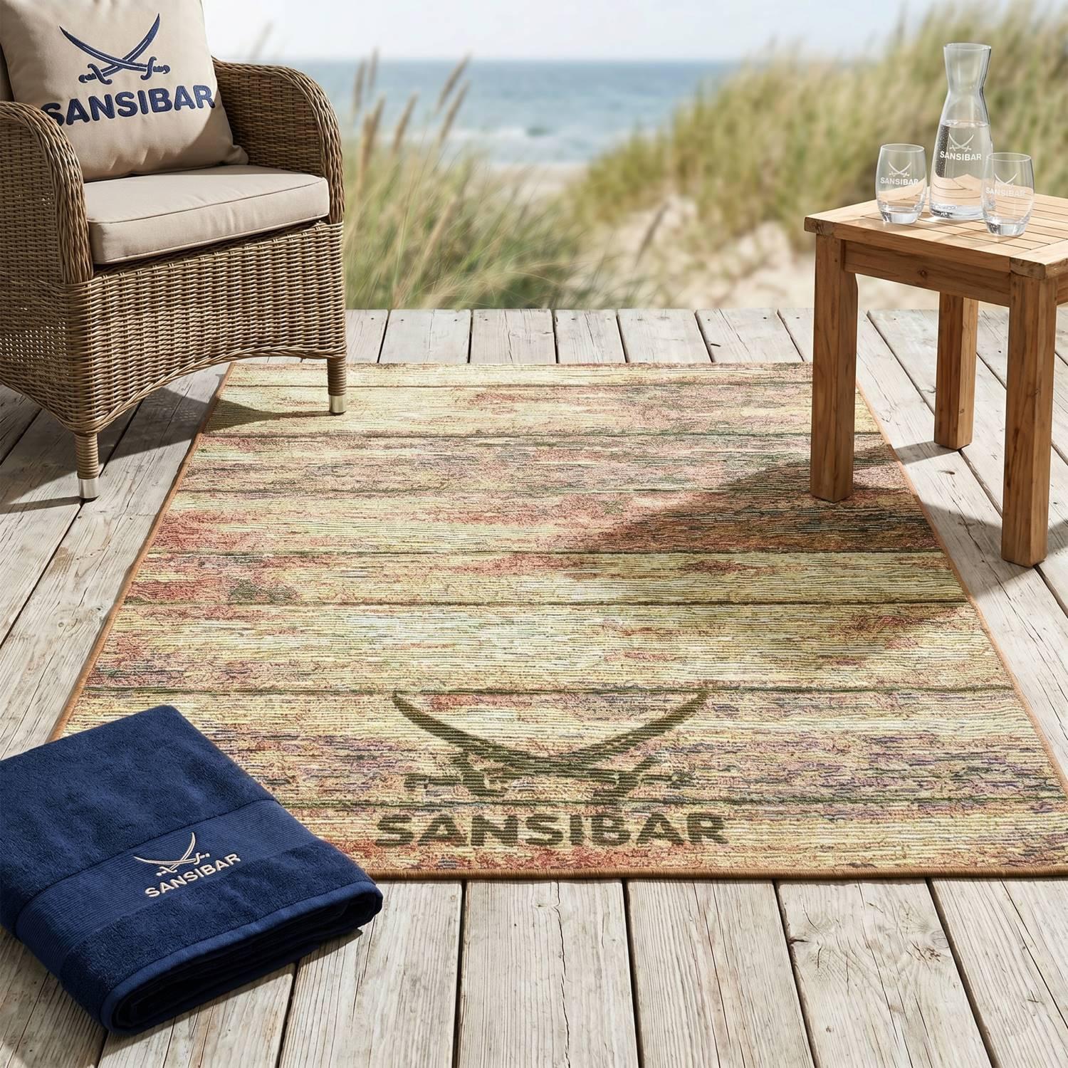 OUTDOORTEPPICH Rantum Beach 240x340 cm - Braun, Textil (240/340cm) - Sansibar SYLT