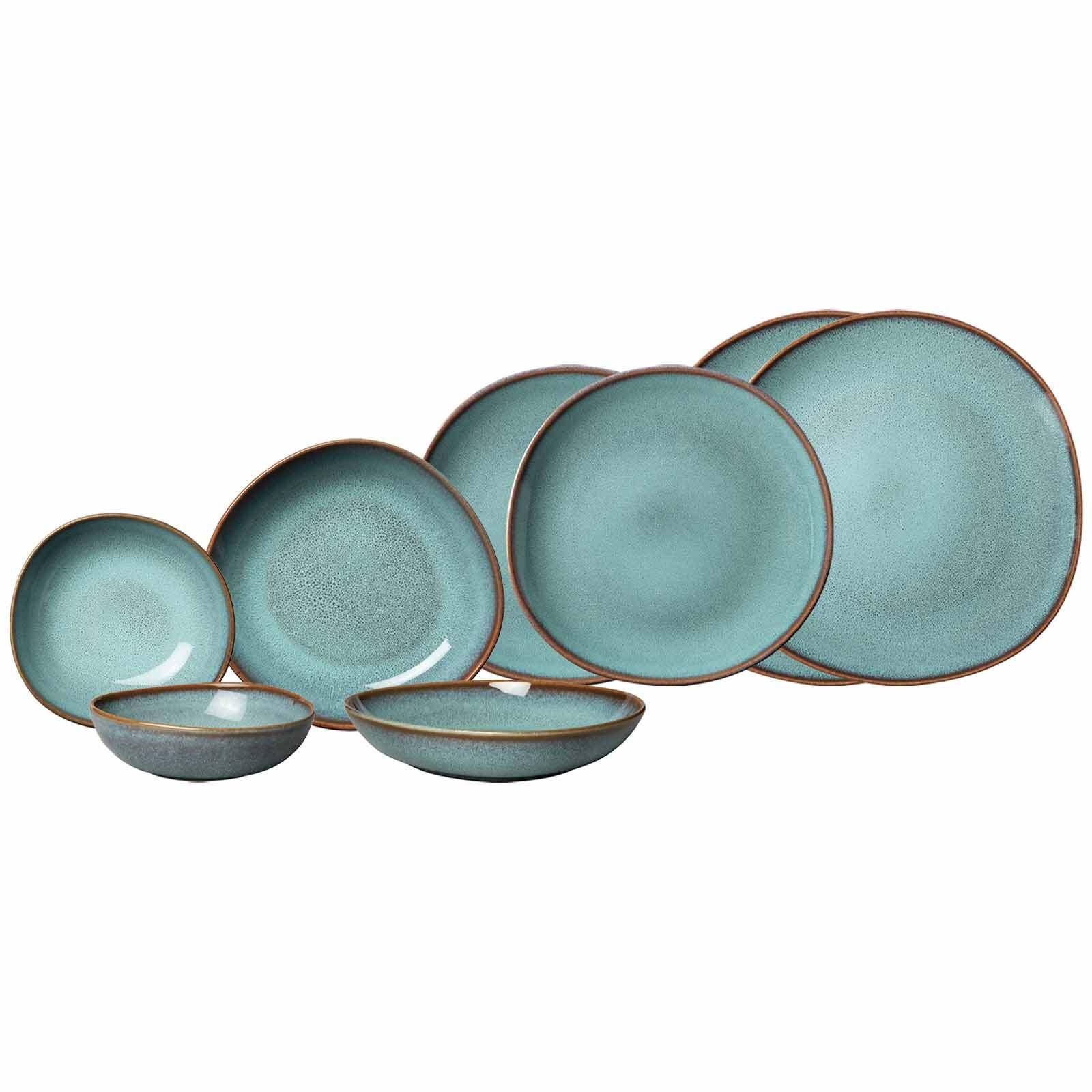 EINSTEIGER-SET Lave Glacé 8-tlg. - Hellblau, Keramik (2/2/2cm) - like.Villeroy & Boch