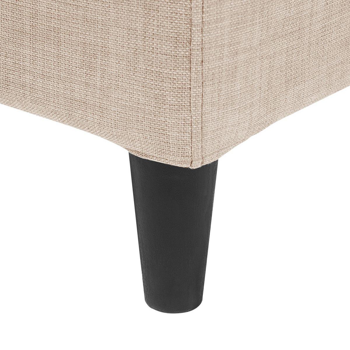 BETTRAHMENBEZUG 160/200 cm Beige Fitou - Beige, Textil (170/214cm) - Beliani