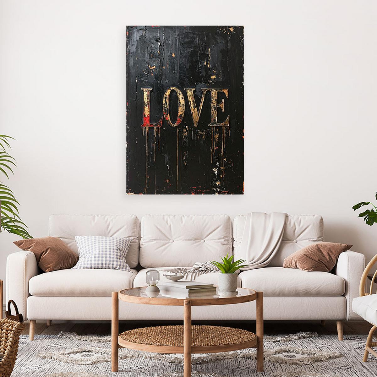 LEINWANDBILD Inschriften und Zitate 30x45cm - Schwarz, Textil (30/45cm) - Feeby