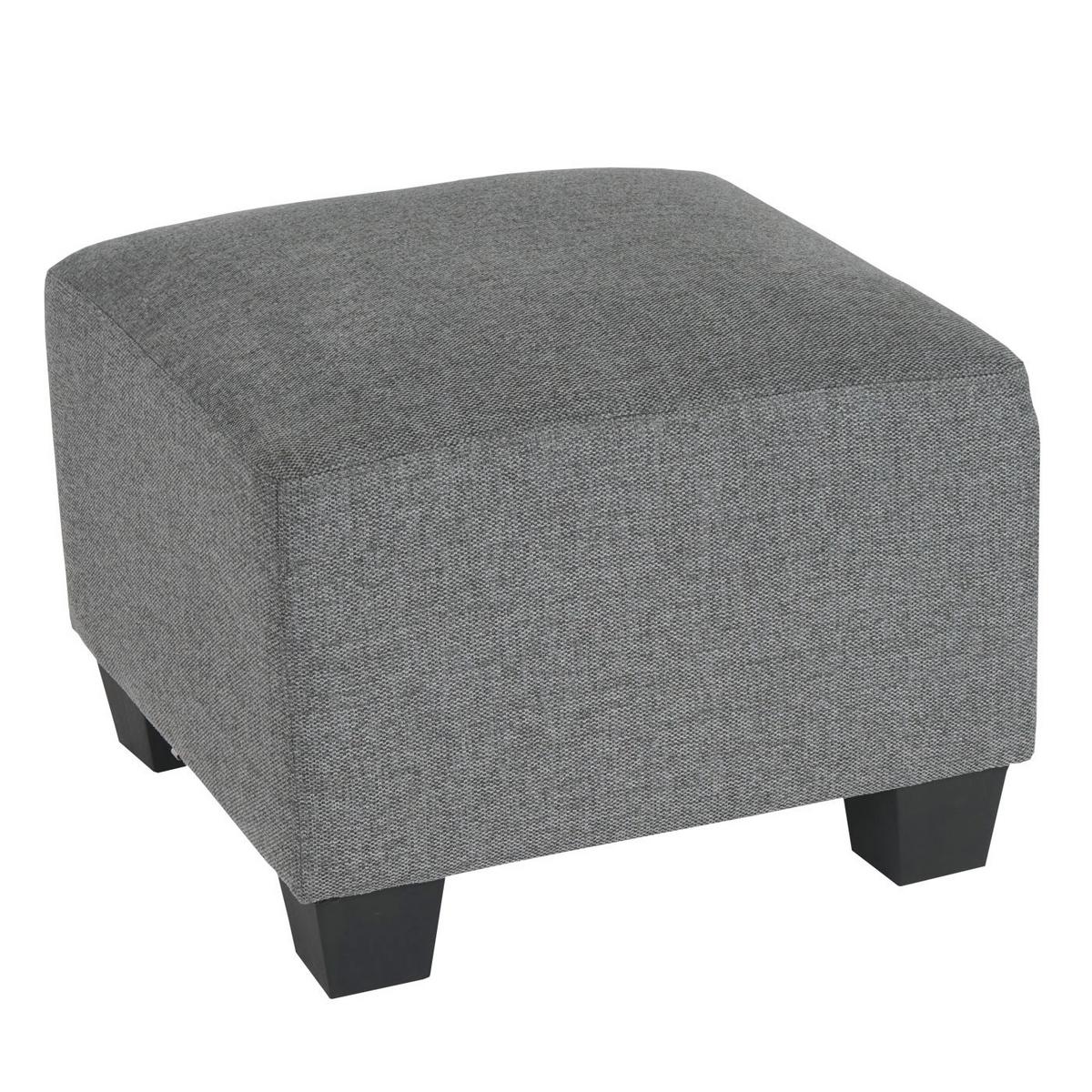 SESSEL MIT OTTOMANE Grau - Grau, Textil (58/76/58cm) - MCW