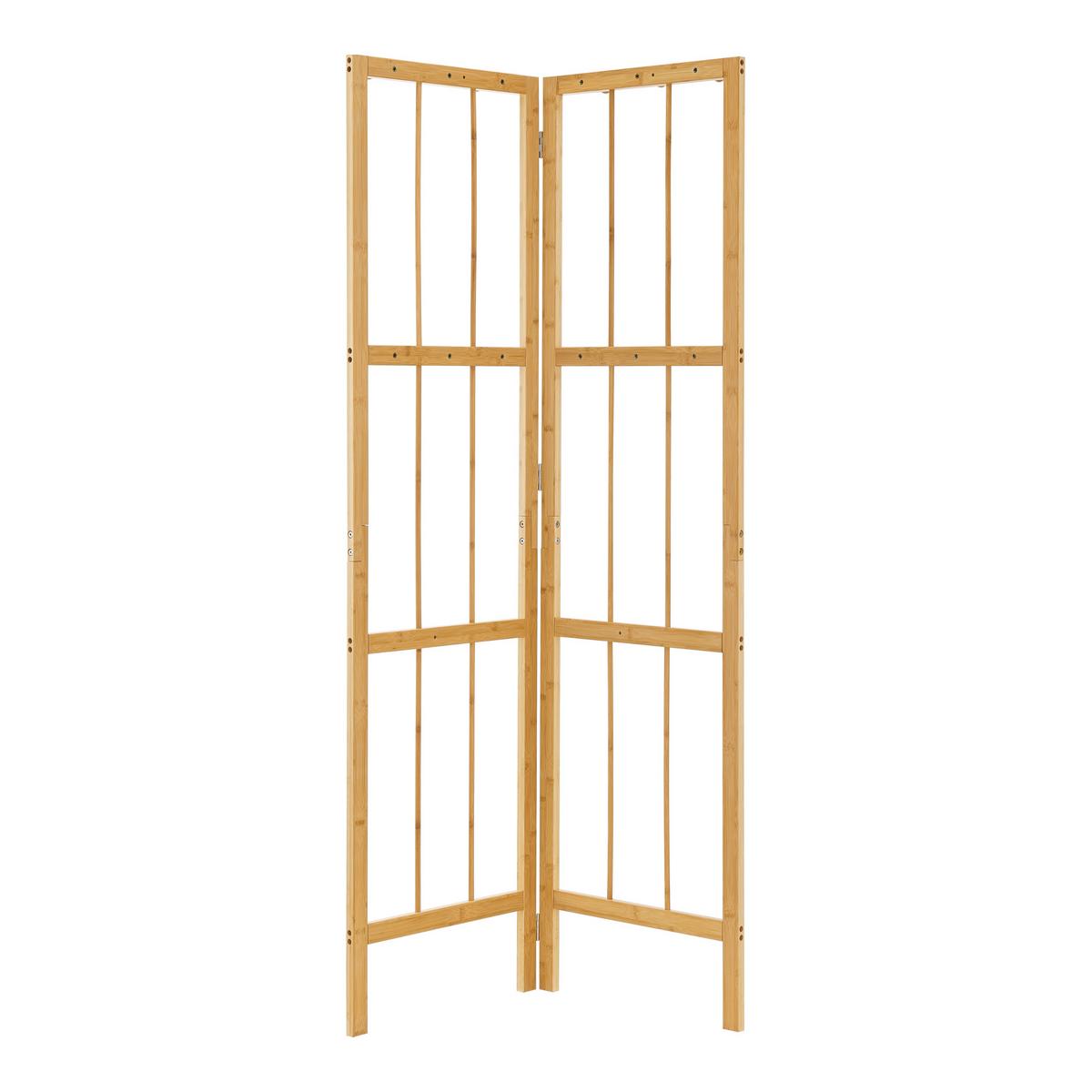 ECKGARDEROBE Hyllestad - Naturfarben, Naturmaterialen (92/165.5/8cm) - [en.casa]
