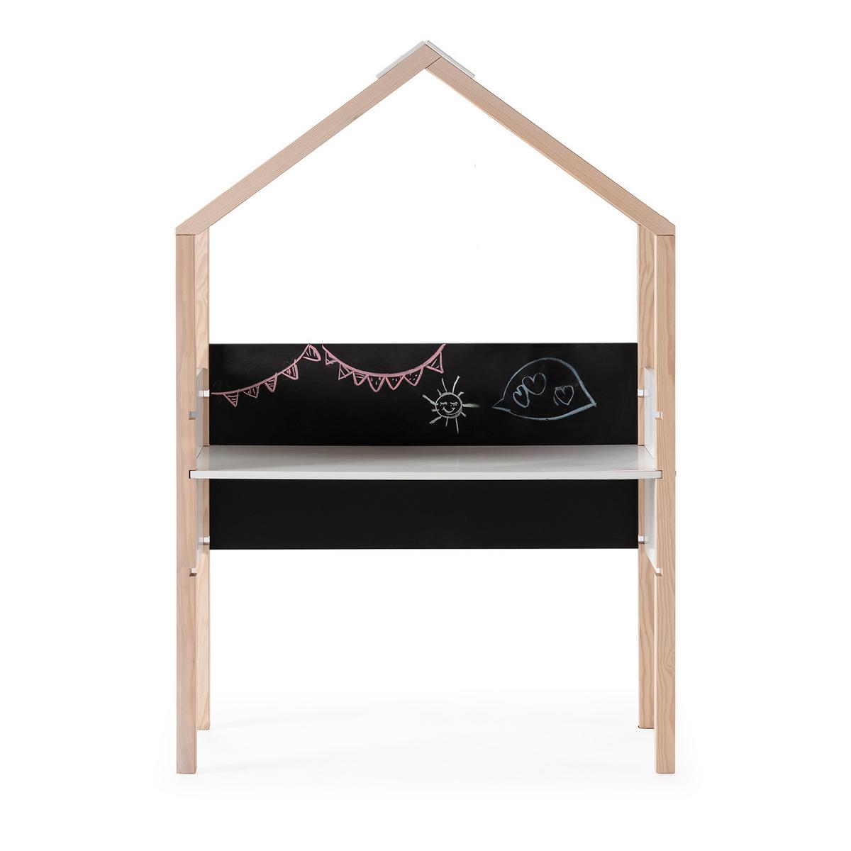 SCHREIBTISCH Roxana Weiß 100/40/155 cm - Weiß, Holz (40/155/100cm) - Calicosy