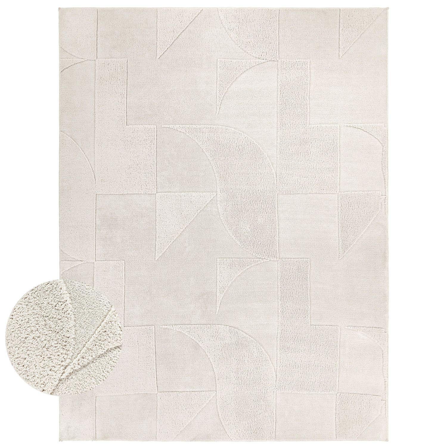 HOCHFLORTEPPICH Creme 200 x 280 cm - Creme, Kunststoff (200/280cm) - TT Home