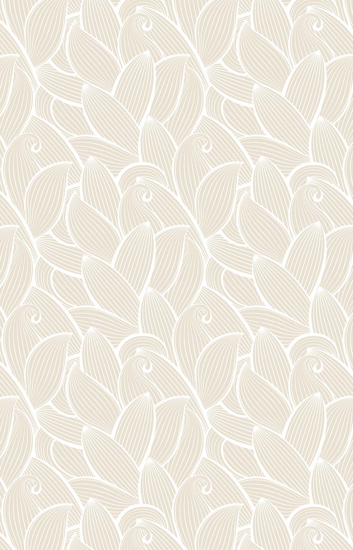 VERDUNKELUNGSROLLO 90x140 cm Blätter - Grau, Textil (90/140cm) - TULUP