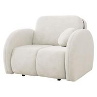 SCHLAFSOFA Viva Comfy I - Creme/Schwarz, Holz/Textil (102/85/103cm) - MIRJAN24