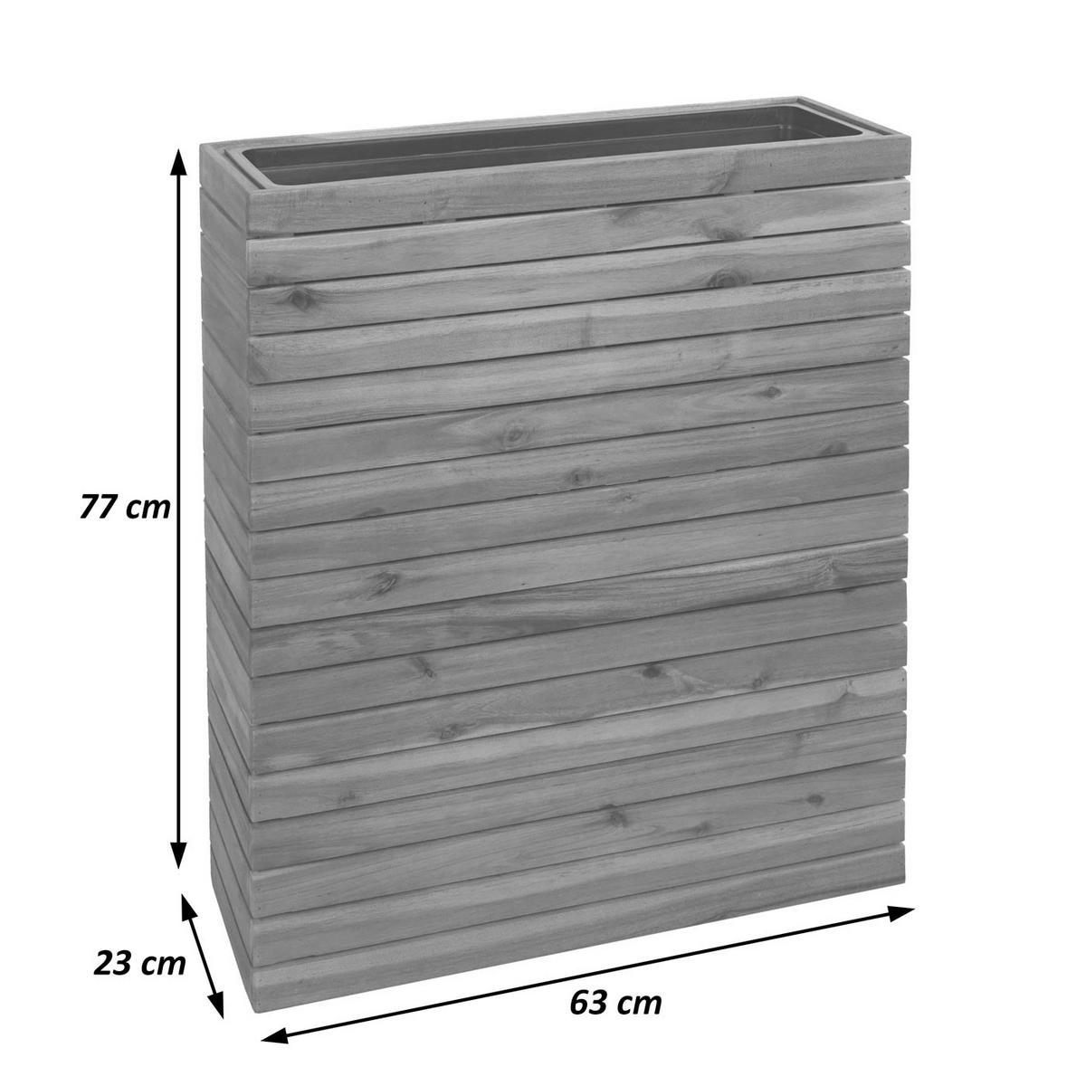 PFLANZKASTEN Braun - Braun, Holz (63/77/23cm) - MCW