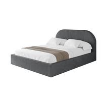 POLSTERBETT mit Bettkasten und Lattenrost, Boxbett ohne Matratze - TIVON 180x200 Dunkelgrau - Anthrazit, Holzwerkstoff/Textil (180/200cm) - ALTDECOR