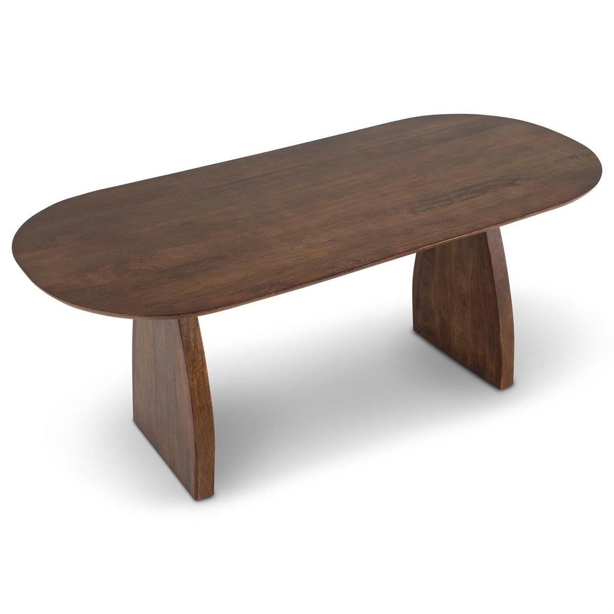 ESSTISCH AKOLA braun - Braun, Holz (90/200/76cm) - IDIMEX