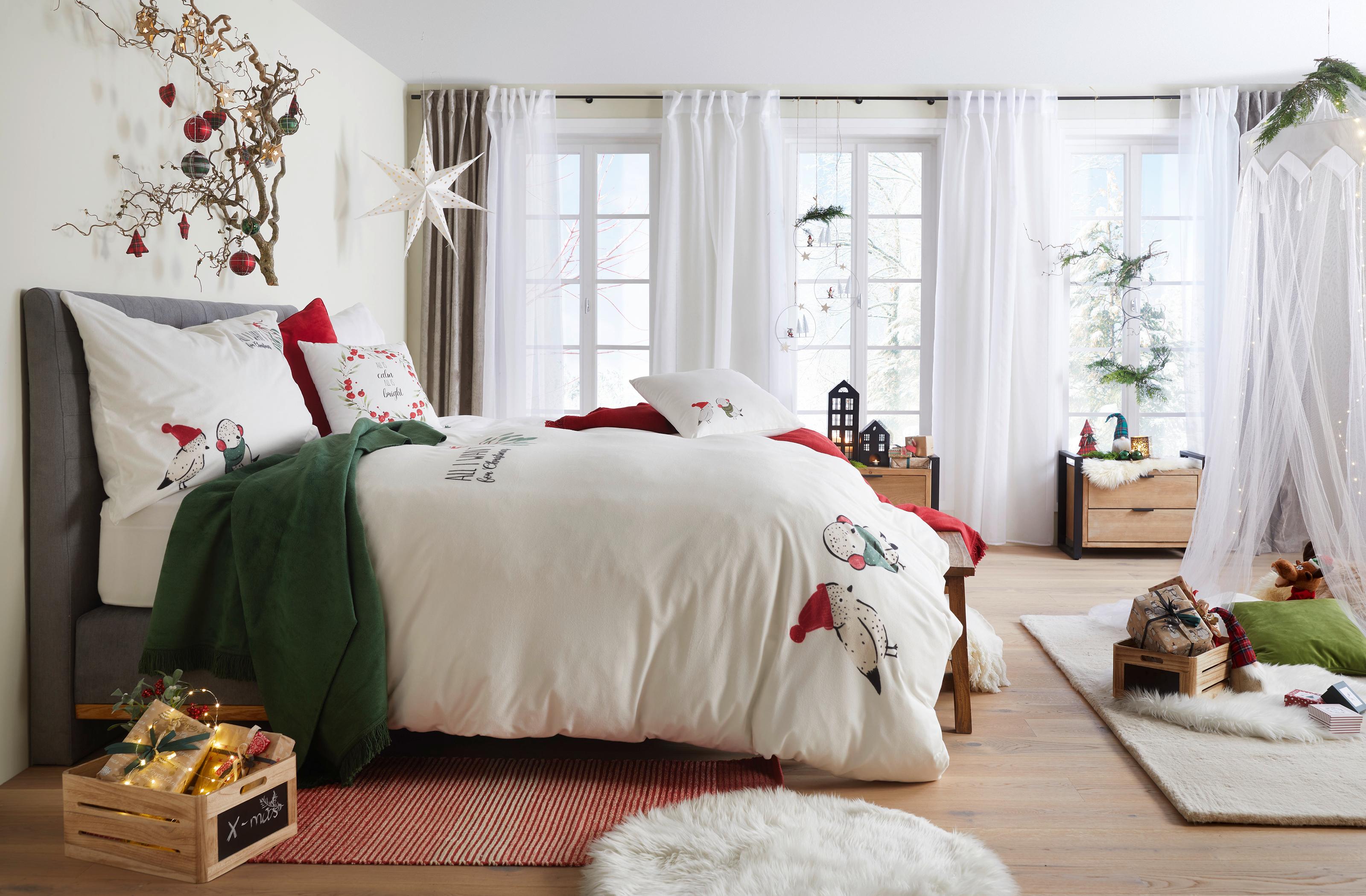 Sypialnia w stylu Pure Christmas